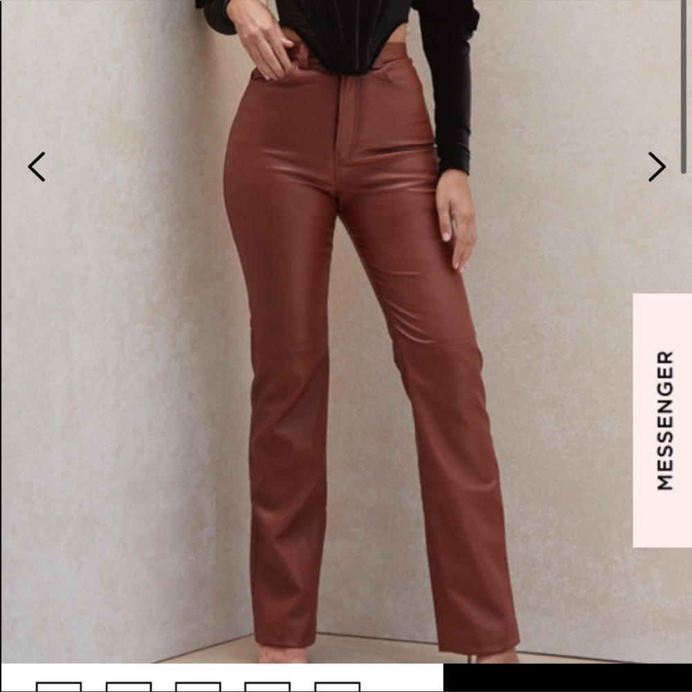 House of Cb inaya leather pants